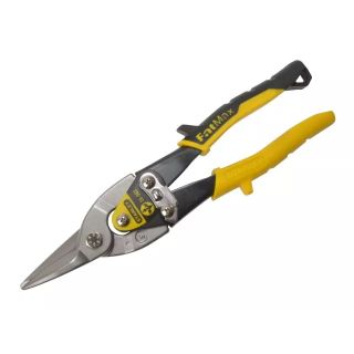 Stanley STA214563 Yellow Aviation Snips Straight Cut 250mm (10in)