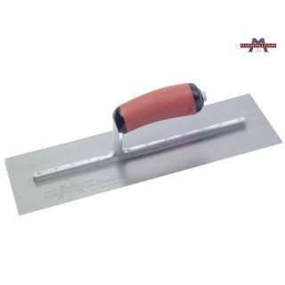 Marshalltown Pre-Worn Stainless Steel Plasterers Trowel - Durasoft Handle 14