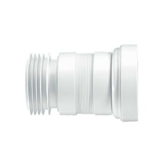 McAlpine 364WCF18R Short Straight Flexible Pan Connector Outlet 4in/110mm