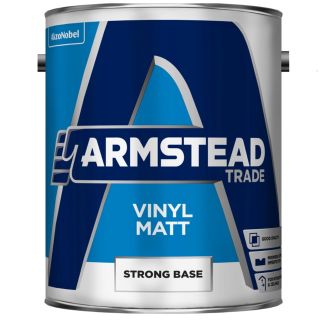 Armstead Trade Vinyl Matt Paint -  Magnolia - 2.5 Litre