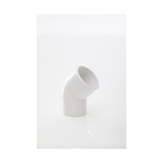 Polypipe Waste Spigot Bend 45 Deg 50mm - White