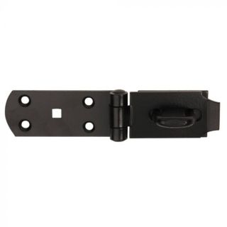 Dale Hardware DP006375 Black Medium Duty Hasp & Staple 8