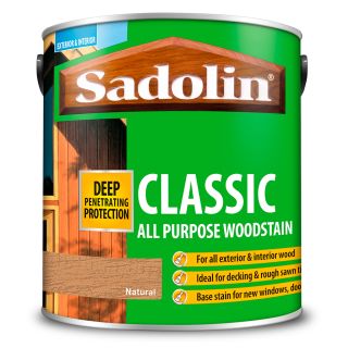 Sadolin Classic All Purpose Natural Woodstain 2.5L