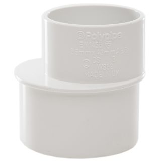 Polypipe Solvent Waste Reducer 50 - 40mm - White