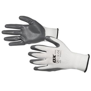 OX Nitrile Flex Gloves - Size Large (9)