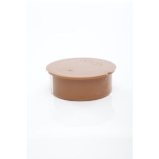 Polypipe Underground Socket Plug 110mm - Orange Plastic