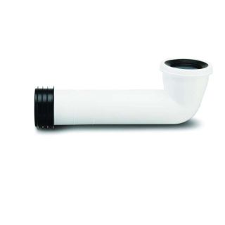 SK50 - Kwickfit Long 90° ‘S’ (390mm Leg) 4in/110mm. Polypropylene.