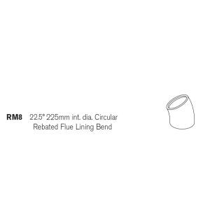 Redbank 22.5 Dia Bend Round Concrete Flue Liner 225mm