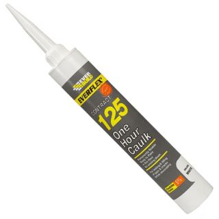 Everbuild Contract 125 One Hour Sealant & Caulk - White - 380ml