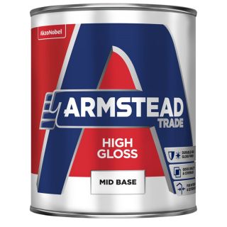 Armstead Trade High Gloss Paint - Black - 2.5 Litre
