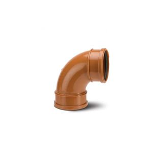 Polypipe Underground Drain 110mm 87.5 degree Bend - Double Socket