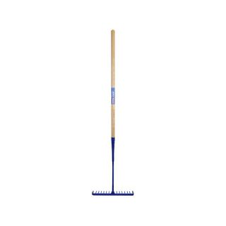 Faithfull Tarmac Rake - 16 Round Teeth - Wooden Handled