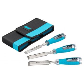 Ox Pro 3 Piece Wood Chisel Set