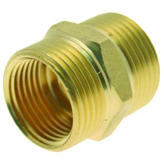 Brass Hexagon Nipple M x M 3/4