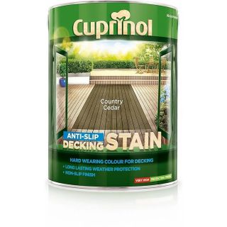 Cuprinol Anti-Slip Deck Stain - Country Cedar - 5 Litre