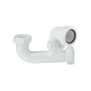 McAlpine 370SM10 50mm Water Seal Bath Trap with Cleaning Eye & Multifit Outlet 1 1/2