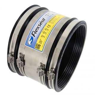 Flexible Pipe Coupling Flexseal 108 - 137mm Black Rubber