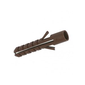 Fischer WB100C Brown Plastic Plugs - Pack of 100