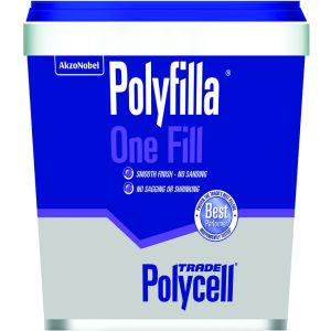 Polycell Trade Polyfilla Ready Mixed One Fill Filler 1 Litre