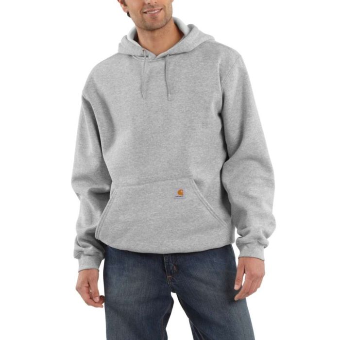 Carhartt Hooded Sweatshirt Heather Grey Small