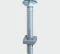 Roofing Bolt and SQ Nut - BZP
