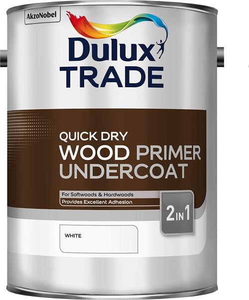 Dulux Trade Quick Dry Wood Primer Undercoat 5L 5081950