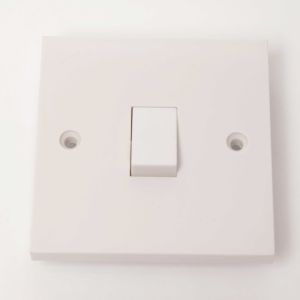 6 Amp Light Switch White