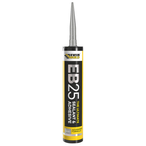 Everbuild Grey EB25 Sealant & Adhesive - 300ml