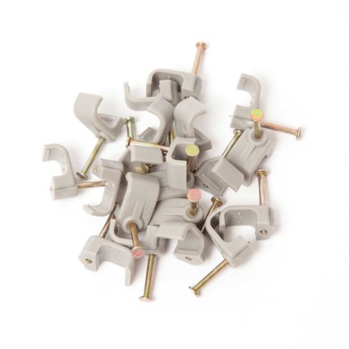 Cable Clips Flat (100's)