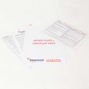 Rediflow Notice Plate And Check List Pack