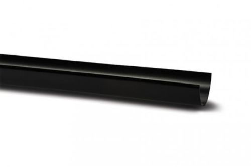 Polypipe Deep Capacity Rain Water Gutter Black Plastic 3 Metre 117mm