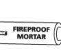 Rediflow Fireproof Mortar Cartridge