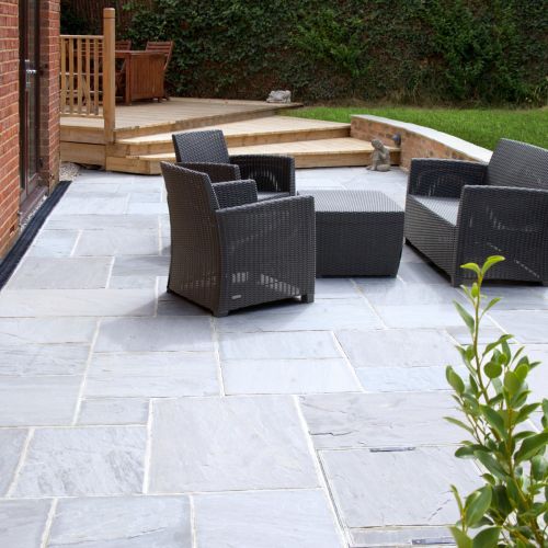 Silver grey sandstone 14.85m2 project pack